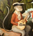 Affe spielt Gitarre